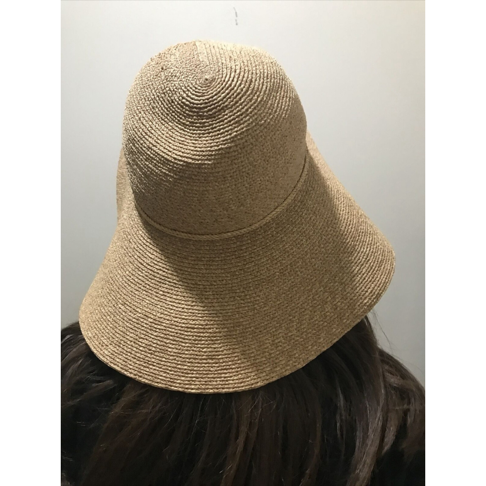 HELEN KAMINSKI 4” HAT WIDE BRIM DELPHINA RAFFIA - Picture 6 of 13